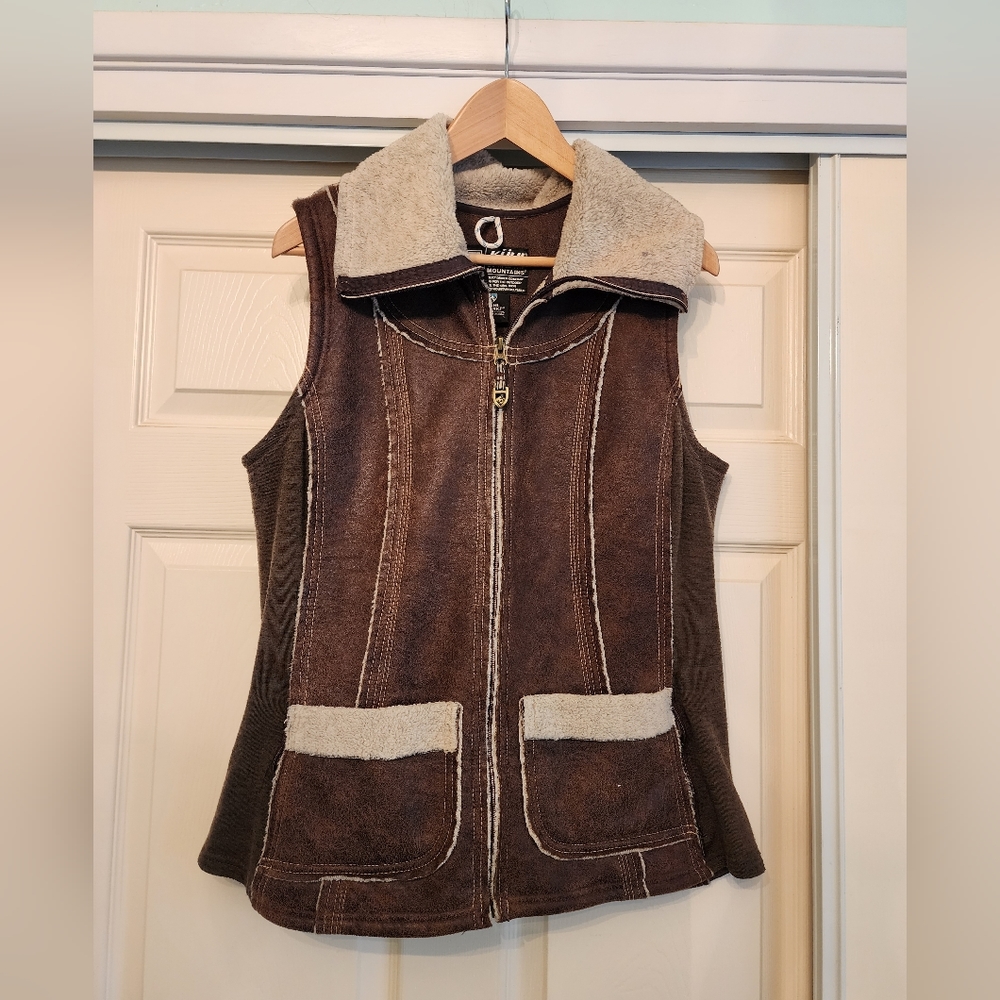 Kuhl vest women's L brown
